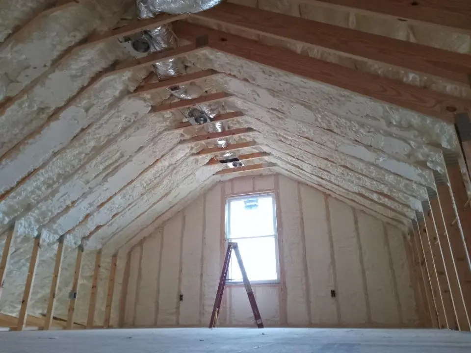 Spray foam roofing application for Crawl Space Insulation project in Mauldin